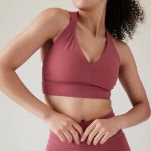 Athleta Transcend Plunge Bra 34 D/DD